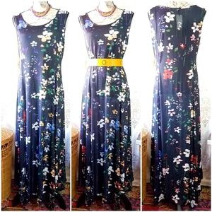 Floral Handkerchief Maxi Dress